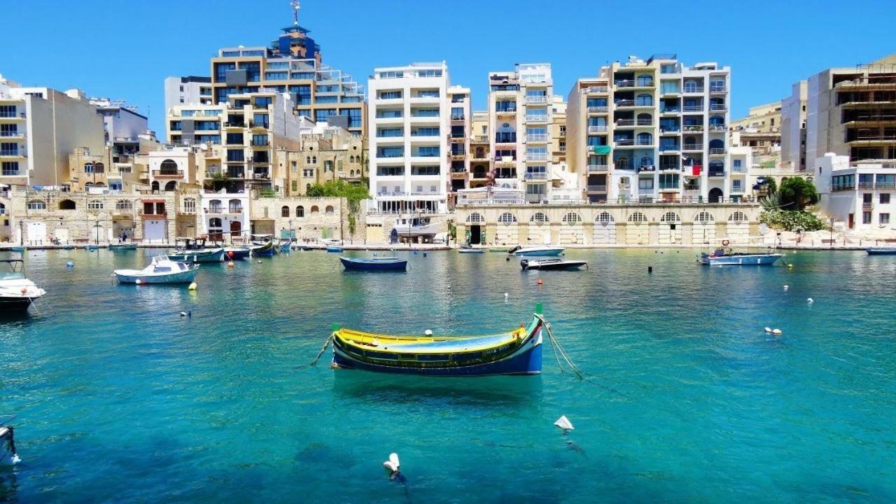 Modern 1Br Apartment In Central St Julian'S San Ġiljan Exterior foto